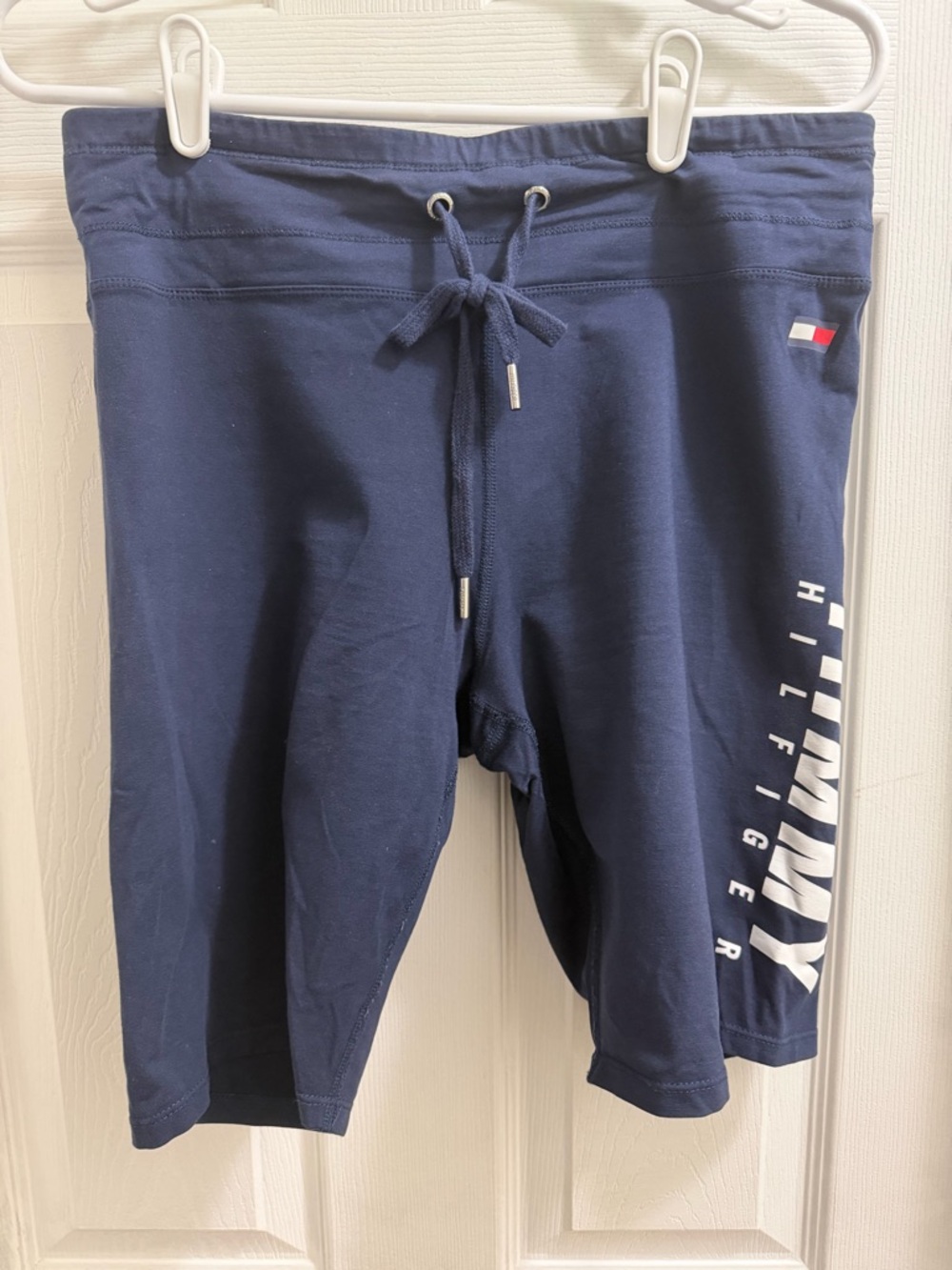 Tommy Hilfiger Navy Drawstring Logo Shorts